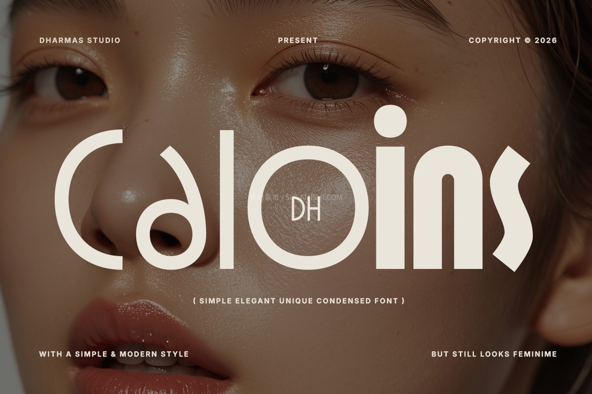 Dh Caloins 高端优雅可变英文字体家族